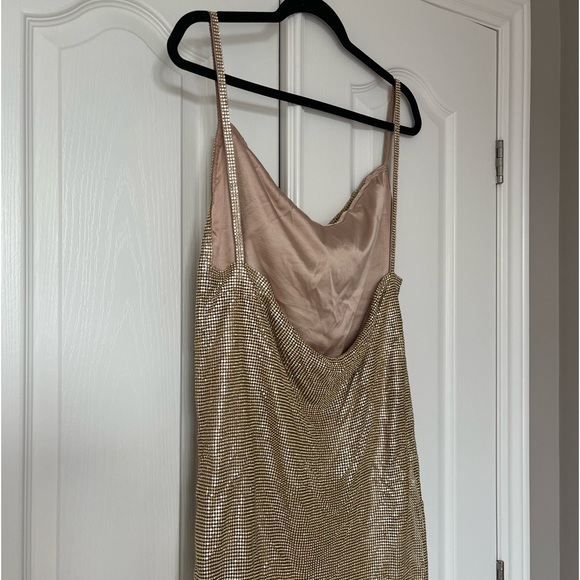 SNDYS Gold Glitter Dress - Picture 10 of 12